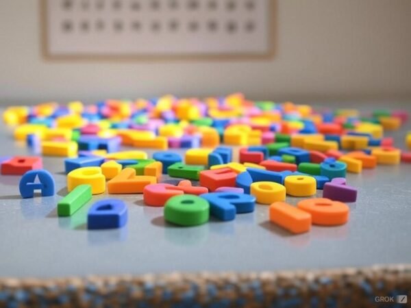 Magnetic alphabet and number sets - Image 4