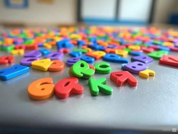 Magnetic alphabet and number sets - Image 2